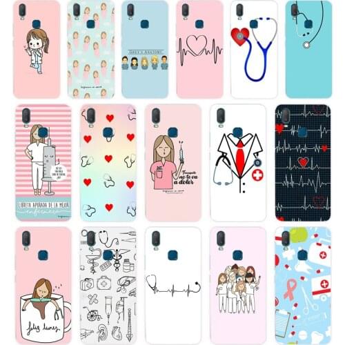 022FG Cartoon Medicine Nurse Doctor Dentist gift Soft Silicone Tpu Cover phone Case for VIVO Y3 Y11 Y12 Y15 Y17 Neo Pro Case