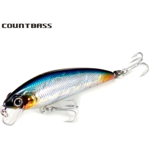 1pc Countbass 75mm 9.2g Minnow Fishing Lures Depth 0.5-1M Live Peche Floating Crankbait Wobbler Hardbait Bass Fishing