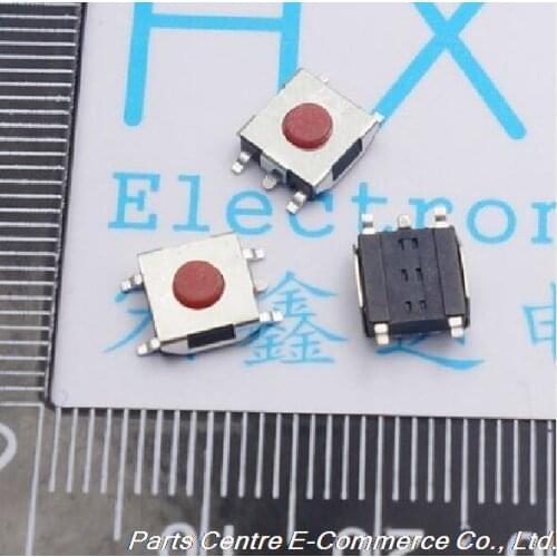 200 pcs 6*6*2.5mm 6x6x3.7mm 5-pin SMT Micro Switch / Tact Switch / key switch For Display / laptops / others, Free shipping