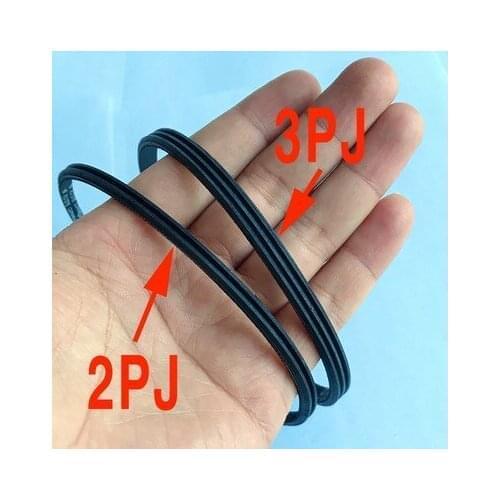 2pcs 2PJ376/3PJ376 Rubber Elastic Multi Wedge Roller Conveyor Belt