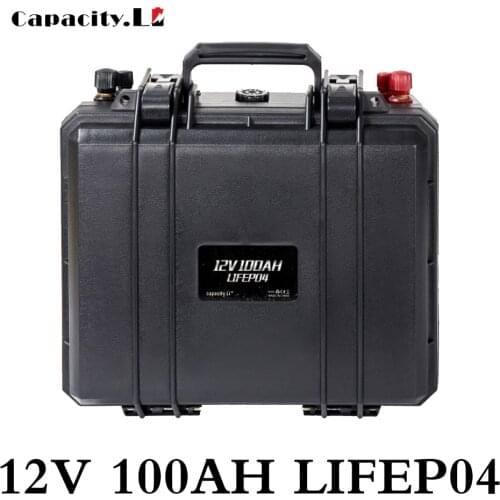 12V lifepo4 battery pack 100ah phosphate RV battery with BMS for electric cars motorhomes golf carts and Inverter