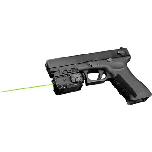 Aluminum Green Mira laser para pistola Lanterna para pistola gun light pistol flashlight lampe tactique militaire