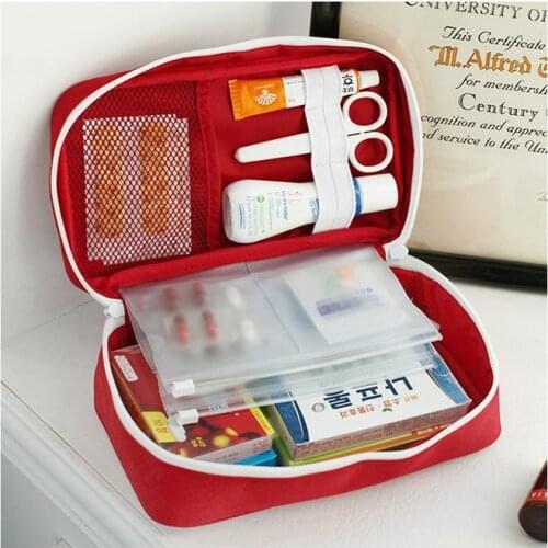 Portable First Aid Kit Household Outdoor Wilderness Survival Travel Camping Hiking Treatment Pack Mini Emergency Medical Bag