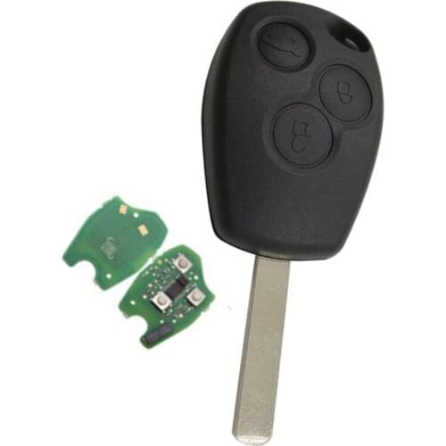 Car accessories Car key 3 button remote key 434mhz pcf7961 7961 HITAG AES Chip for Renault Key