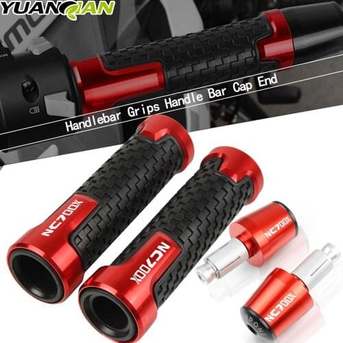 FOR HONDA NC700 X NC700X NC 700X 2012 2013 2014 2015 2016 2017 18 Motorcycle 7/8'' 22mm handlebar grips ends handle bar grip end