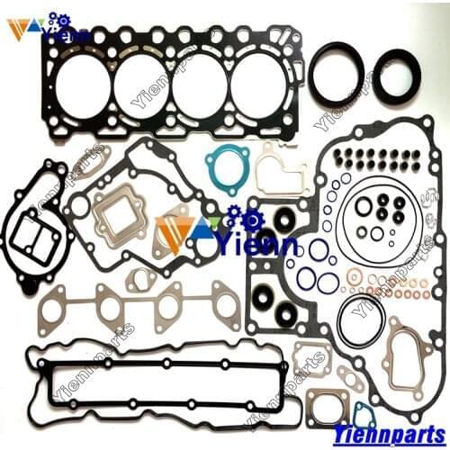 For Kubota V3307 Upper Gasket Kit 1G772-99350 Lower Gasket Set 1G772-99360 For kubota KX080-3S Excavator V3307 Engine Parts