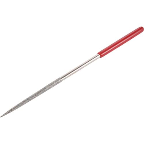 Uxcell 5mm x 180mm Round Diamond Needle File 150 Grit for Metal Glass