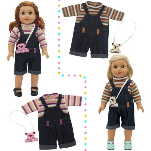 Doll Clothes for 43--45cm American doll and new born dolls accessories baby princess dress