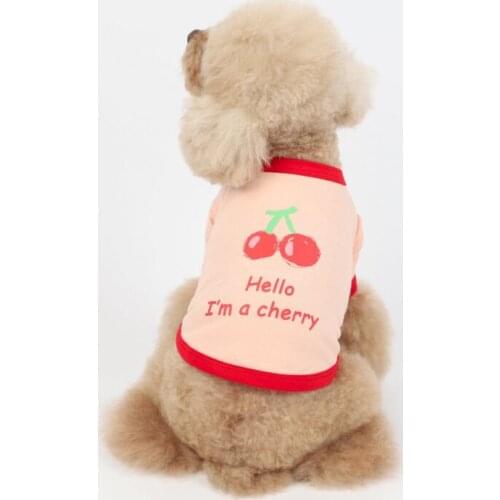 Summer Dog T-shirt Cat Clothes Chihuahua Clothing Pet Dog Tee Shirt Doggie Puppy Apparel Small Dog Clothing Yorkshire Costume XS