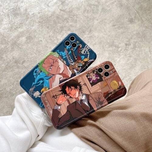 Hot Classic Japanese Anime Cases For Apple iPhone 12 Mini 11 Pro 7 8 Plus X XS Max Xr Phone Cool Soft IMD Protective Cover