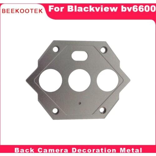 New Original Blackview BV6600 Back Camera Trimming Cover Camera Decoration Metal+Screws for Blackview BV6600 5.7 inch Smartphone