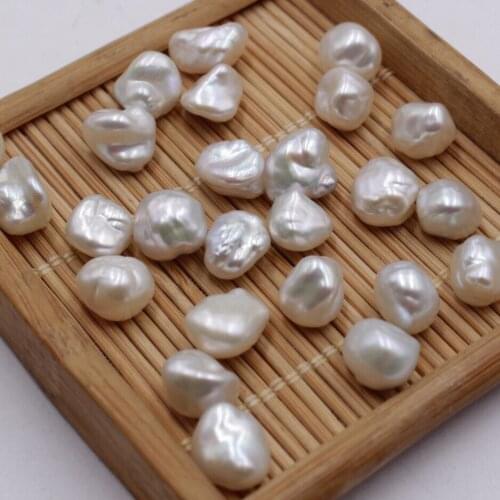 Wholesale 8-9mm Big Size Real Natural Freshwater Loose Pearls Baroque Shape No Hole, 10pcs/lot