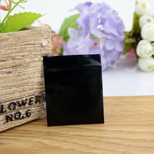 Plastic Packaging Bags Transparent 100pcs 8x12cm PE Storage Packing Pouch Black Zip Lock Gift Jewelry Display Bag