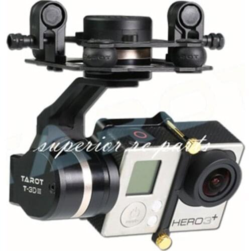 Tarot TL3T01 T4-3D Metal 3-Axis Brushless Gimbal with Motor for GOPRO GOPRO4/GOpro3+/Gopro3 Camera
