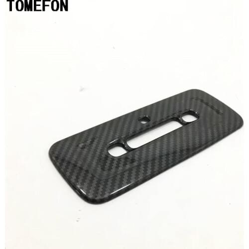 TOMEFON ABS Carbon Fiber Paint For Toyota Camry 2017 2018 Rear Reading Lamp Light Roof Reading Light Cover Auto Styling