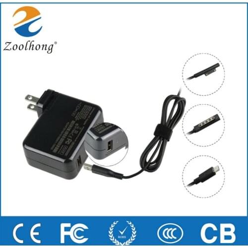 USB-A 5V 4A/surface book surface pro 2/3/4 New travel protable universal adapte