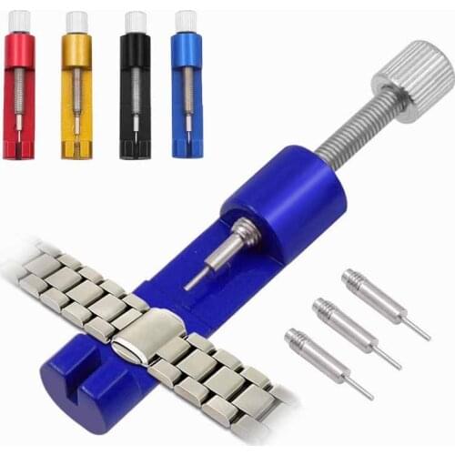 Replacement Tool Watch Link For Band Slit Strap Bracelet Chain Pin Remover Metal Adjuster Repair Tool Kit For Men/Women Watch