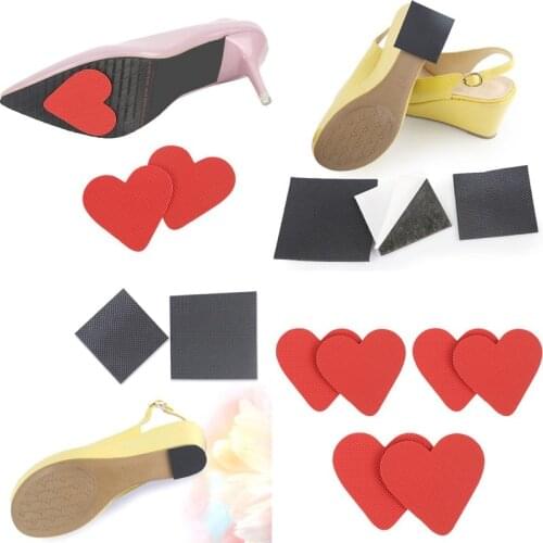 1Pair Anti-Slip Self-Adhesive Shoes Mat High Heel Sole Protector Rubber Pads Cushion Non Slip Insole Forefoot High Heels Sticker