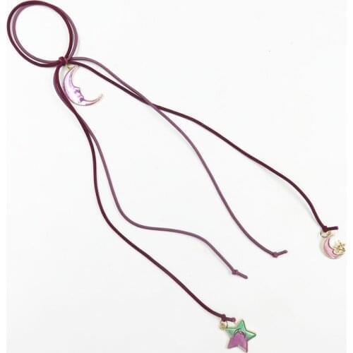 10PCS/LOT Lovely 30CM Starry Sky Elastic Hair Bands For Girls Bohemian Headband Scrunchy Fashion Kids Hair Accessories For Women