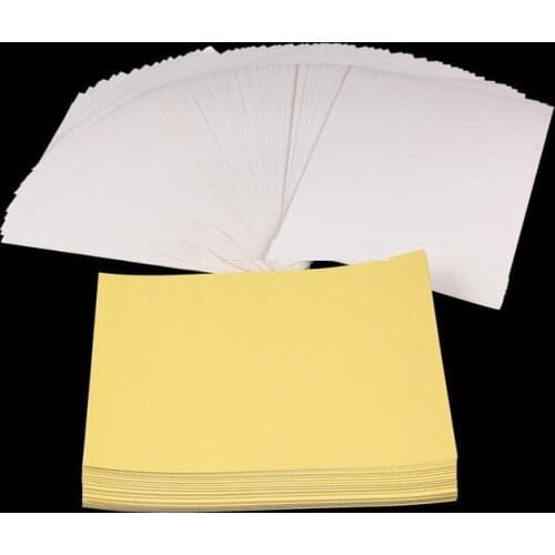 100pieces A4 size White Blank Kraft Self adhesive A4Kraft sticker Paper for Laser Inkjet Printer Packaging Labels