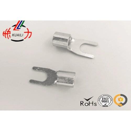 1000PCS Non-insulated Spade Terminal SNBS8-6