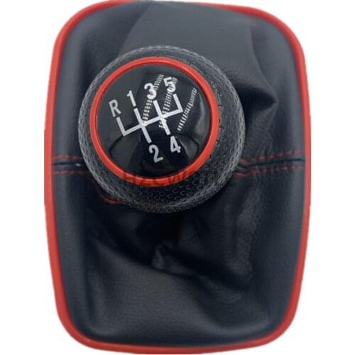 Free Shipping 5 Speed Car Gear Shift Knob Lever Shifter Gaitor Boot For VW 1999-2004 Golf 4 IV MK4 GTI R32 Bora Jetta MT