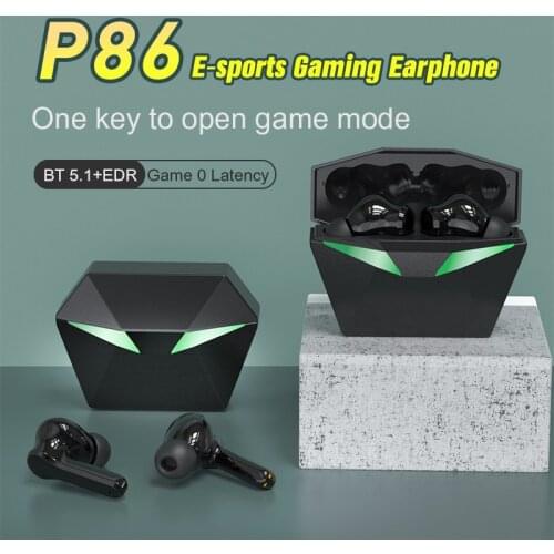 Wireless Bluetooth 5.0 Earphone With Mic Eat Chicken Headset Without Delay Dual Decoding Mode No Inductive Stereo Game Earbuds