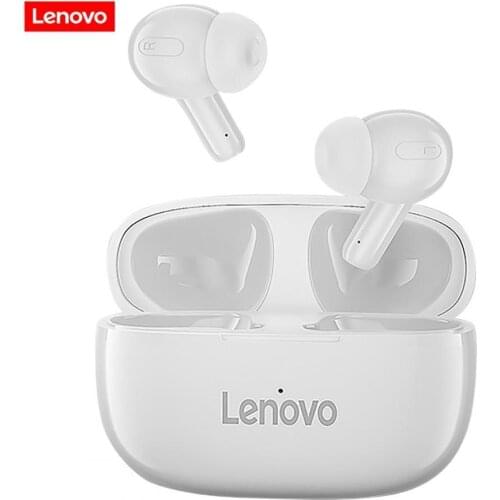 2Pcs for Lenovo HT05 Wireless Earbuds Rechargeable IPX5 Waterproof Stereo Mini Bluetooth 5.0 In-ear Headsets with Mic for Sports