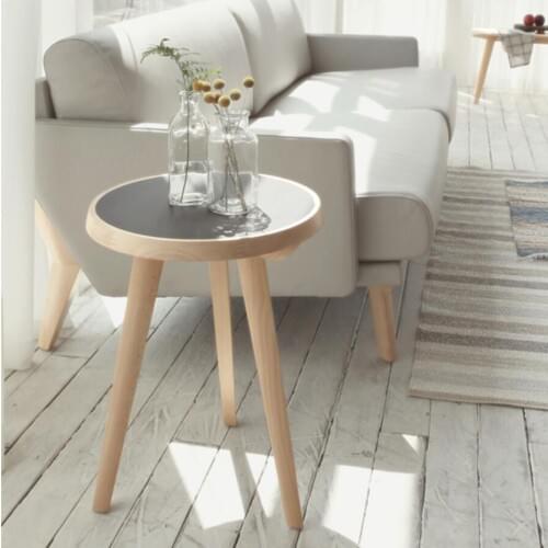 Designers Nordic sofa side a few corner a few round tables living room coffee table small side table minimalist