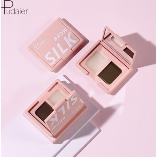 Two-color Double-effect Eyebrow Dyeing And Styling Eyebrow Cream Waterproof And Sweat-proof Eyebrow Blush Makeup TSLM1