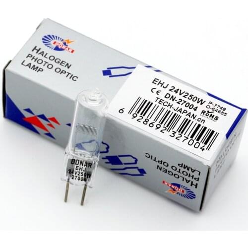 For DONAR EHJ 24V250W Halogen Lamp Bead Bubble 7748 Slide Projector Dental Halogen Bulb 64655hlx DN-27004