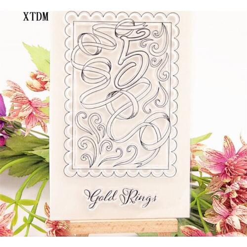 Hot selling Ribbon transparent clear stamp / silicone seal roller stamp DIY scrapbook album / card production