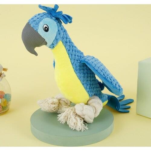 Dog Toy Plush Squeaky Dog Toy For Pet Dogs Molar Toy Pet Training Playing Toy For Puppies/Large Dogs Teeth Cleaning Molar Toy