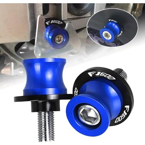 J 600 FJ-600 1984 1985 1986 1987 1988 1989 1990 1991 1992 1993 1994-98 FOR YAMAHA FJ600 6MM Swingarm Spools Stand Screws Slider
