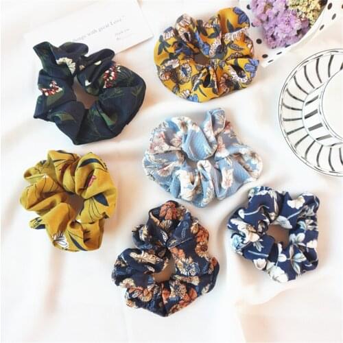Korean Stylish New Sales Wholesale Items Woman Hair Accessories Electric Hair Rope Girls Scrunchies Female Headdress Hair Rings