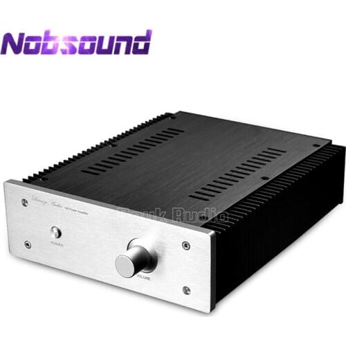 Nobsound Aluminum Chassis DIY Case Amplifier Enclosure with Radiator