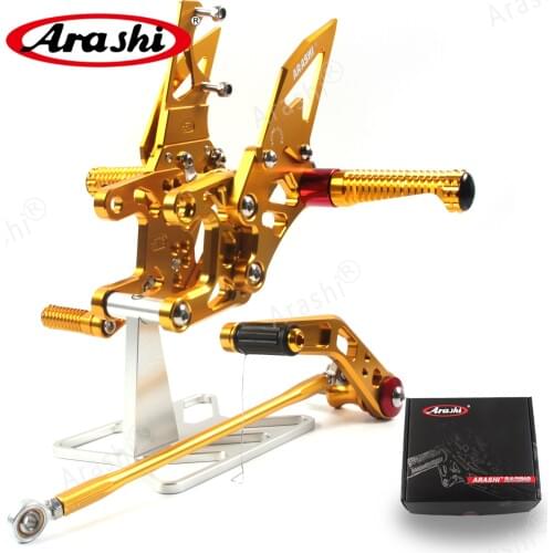 Arashi Motorcycle Adjustable Footrest For HONDA CBR1000RR non-ABS 2012 2013 2014 2015 2016 2017 CBR 1000 RR CNC Rider Foot Pegs