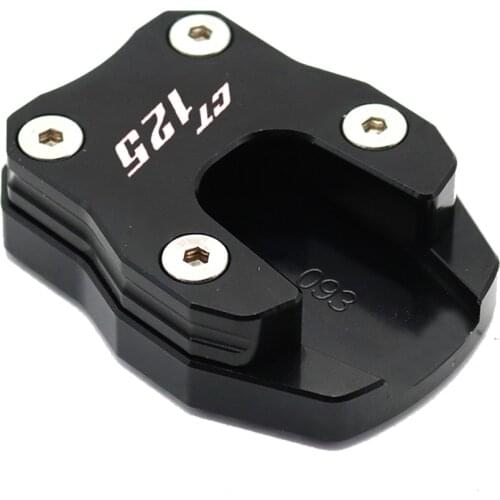 2020- NEW For HONDA CT125 CT 125 Cub Motorcycle CNC Side Stand Enlarge Extension Kickstand With LOGO Accessories