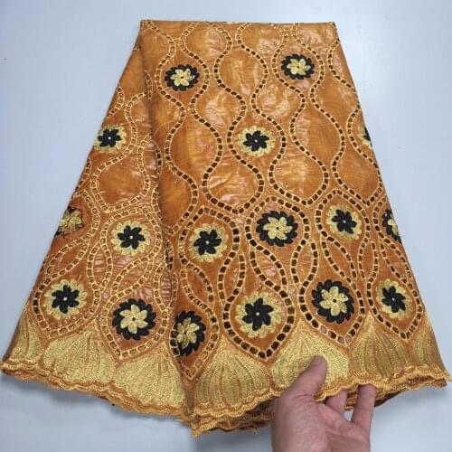 New arrival bazin riche getzer 2021 nouveau hot sale cotton basin riche getznr latest nigerian dry brode lace fabrics 5yards/lot
