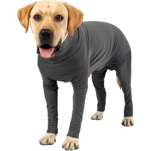 Pet One-piece Long-sleeved 4-leg Pet Clothing Anxiety Calming Shirt Surgery Recovery Body Jumpsuit