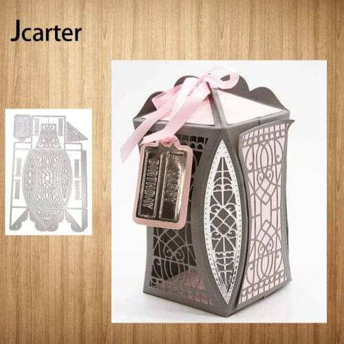 Gift Box Happy Birthday Tag Metal Cutting Dies Shape for Scrapbooking Craft Die Cut Stencil Card Make Mould Sheet Decor Design