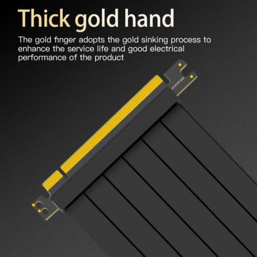 Full Speed 3.0 PCI-E X16 Riser Cable Graphics Card Extension Cable PCI Express Riser Shielded Extender for GPU Vertical