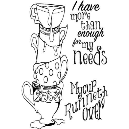 Dessert Transparent Clear Silicone Stamp Seal for DIY scrapbooking photo album Decorative clear stamps A113