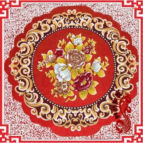 Luxury European style jacquard pillow fabric cloth sofa bed cushion simple office car waist pillow cloth/45*45cm