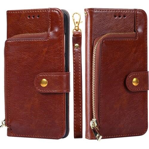 Luxury Leather Flip Case for Alcatel 1C 1S 1V 1X 3 3L 3X 2019 5 5V Card Slot Zipper Wallet Book Cover 1B 1A 1S 3X 3L 2020 Fundas