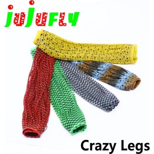 12optional colors fly tying grizzly barred silicone legs flutter rubber legs fly tying materials for wooly bugger streamers fly