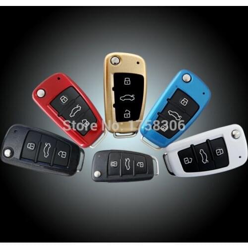 Car key ABS protective cover case bag Fit for AUDI A1 A6L A4 Q7 Q3 A3 TT R8 (Folding edition)