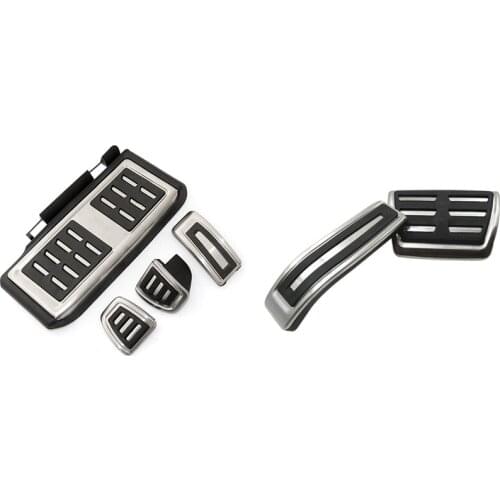 2 Set Car Accessories: 1 Set Car Fuel Brake Dead Pedal Cover Set & 1 Set Automotive Acceleration Brake Pedal