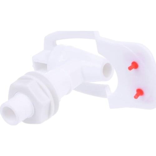2 Pcs Water Dispenser Replacement Push Type White Plastic Tap Faucet 4XFB