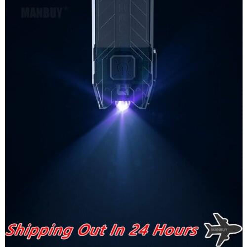 2021 nitecore TubeUV Built-in Battery USB Rechargeable 365nw Ultraviolet UV Keychain Lights for Cultural Relic Counterfeit Check